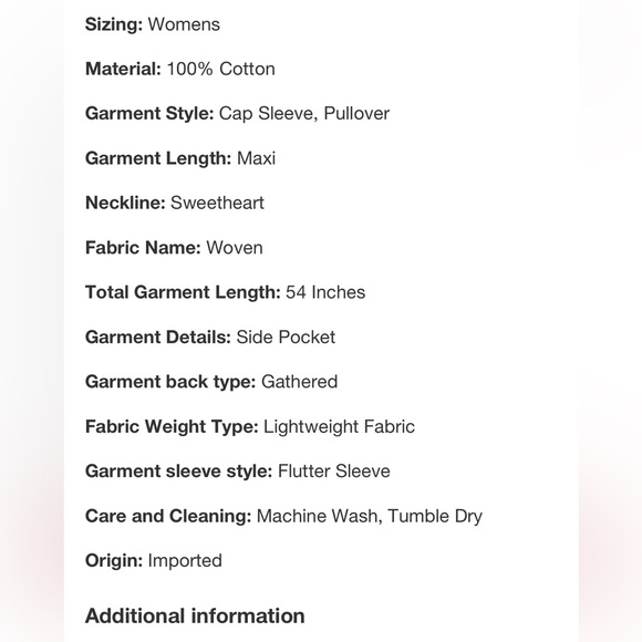 ❤️ Universal Thread, flutter-sleeve maxi dress, Large ❤️ - Picture 3 of 5